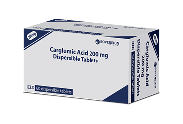 CARGLUMIC ACID WAYMADE 200 MG DISPERSIBLE TABLETS